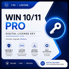 WIN 10 - 11 Professional (PRO) Lifetime Digital License
